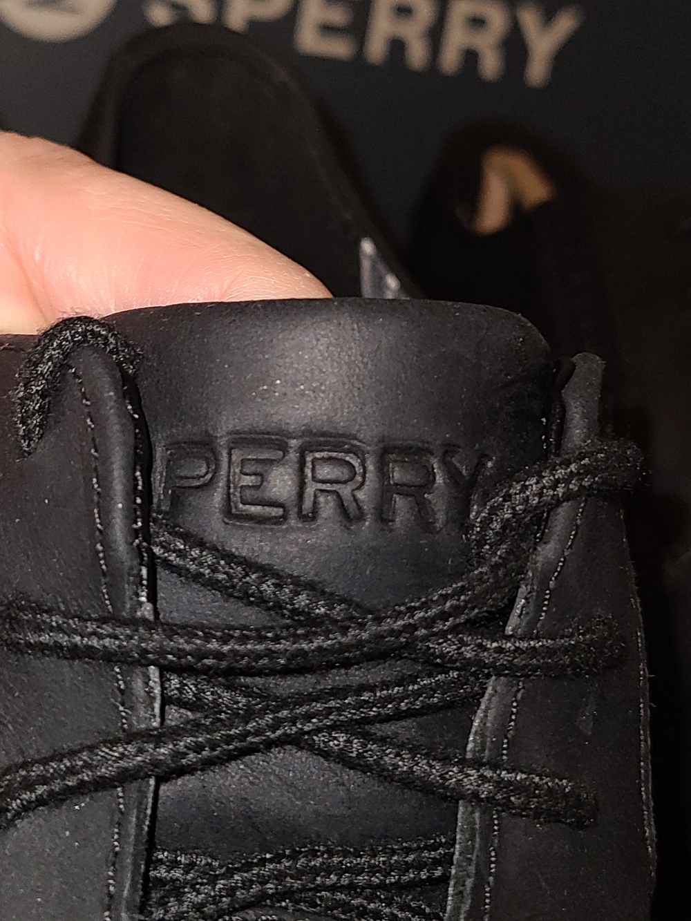Sperry Newman Oxford Black Leather Men's Shoe - Picture 7 of 16